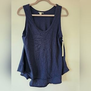 NWT caslon ruffle tank top